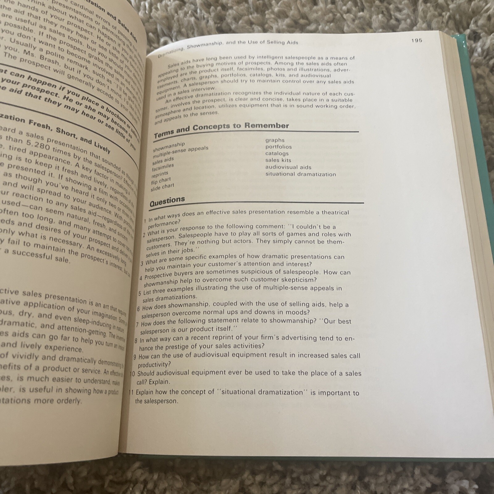 Creative Selling Today Stan Kossen Textbook 1977 IBSN 0-06-384721-3