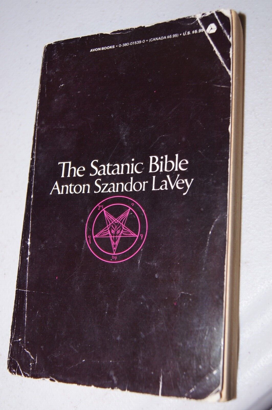 The Satanic Bible Anton LaVey 1st Edition 30th Printing Canada Satanism Vintage