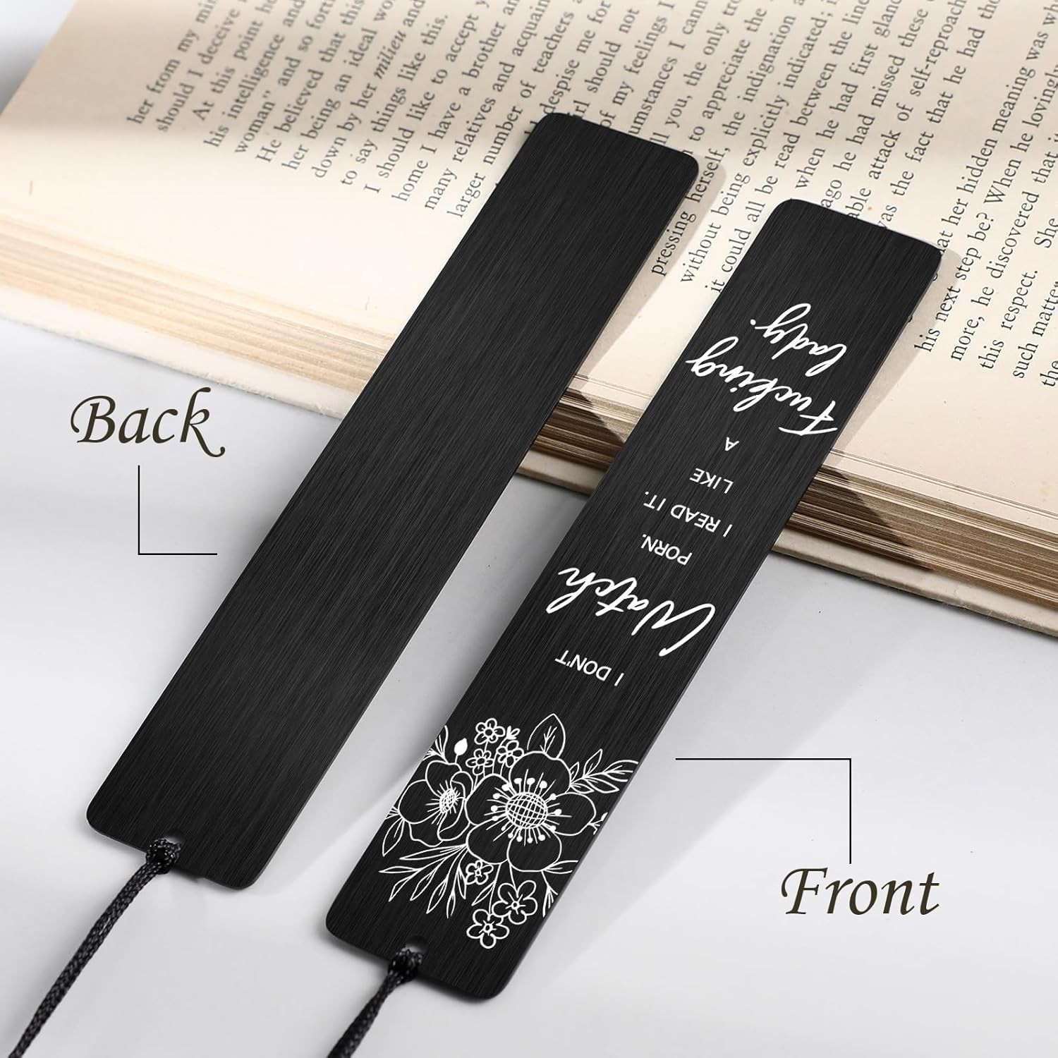Funny Bookmark Book Lovers Gift – Dark Romance Bookmark Stainless Steel Bookmark