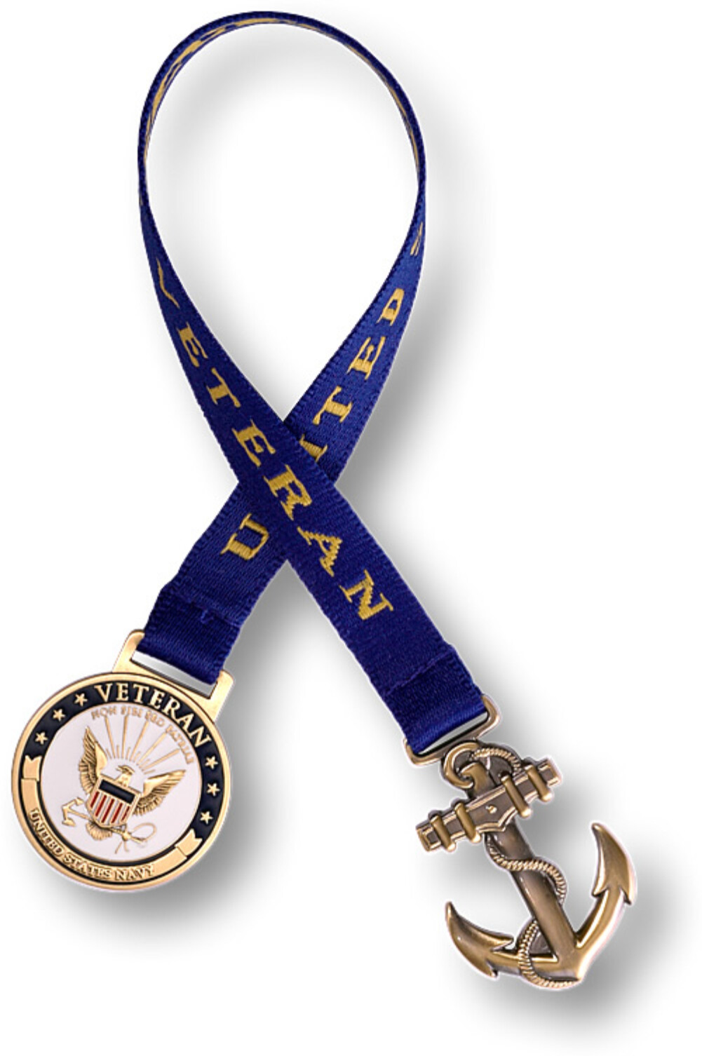NEW U.S. Navy Veteran Bookmark with 10 Inch Ribbon