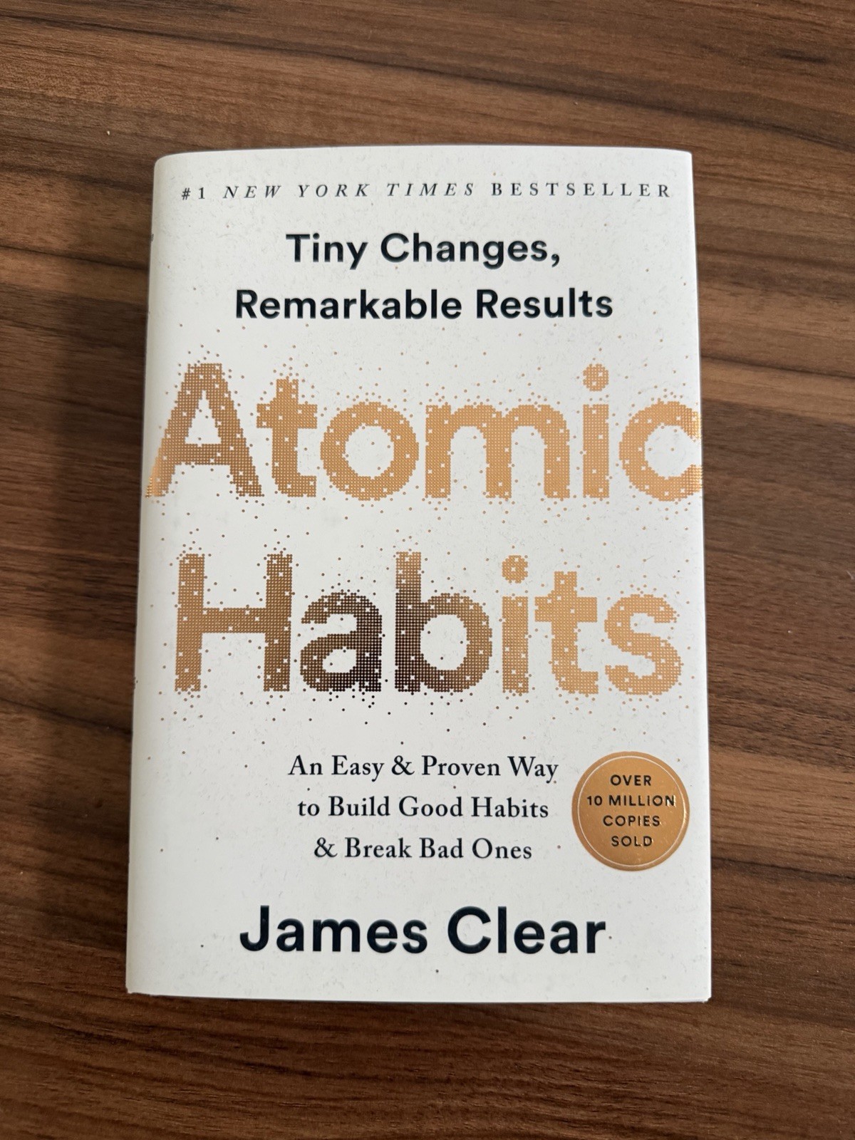 Atomic Habits by James Clear Hardcover 2018 Penguin Illustrated Self-Help Book