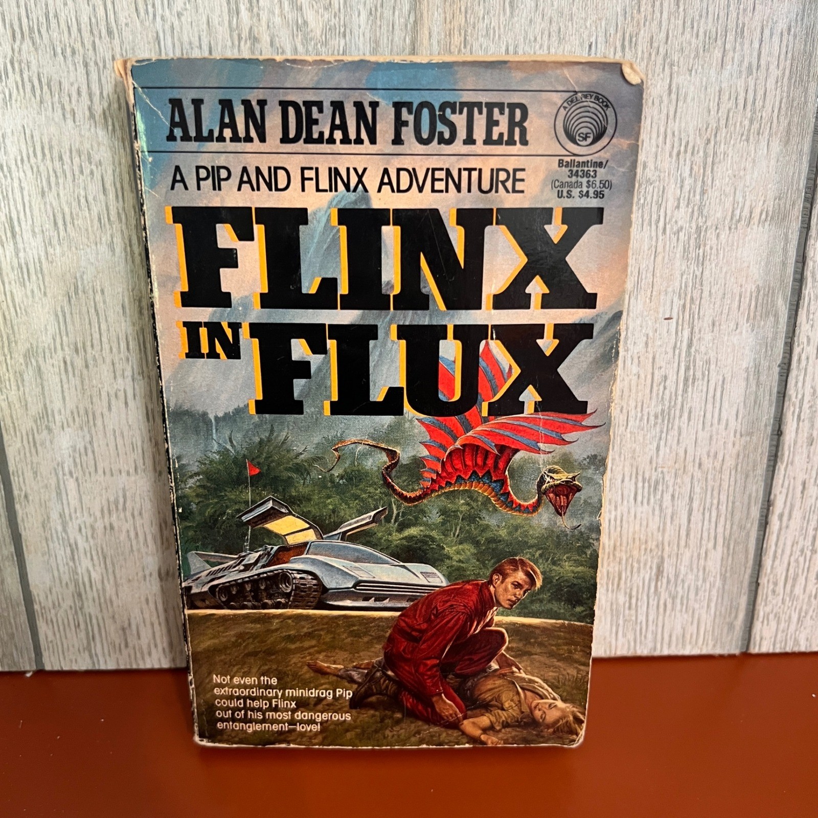 Flinx in Flux Alan Dean Foster Pip and Flinx Adventure Sci-Fi Paperback 1988