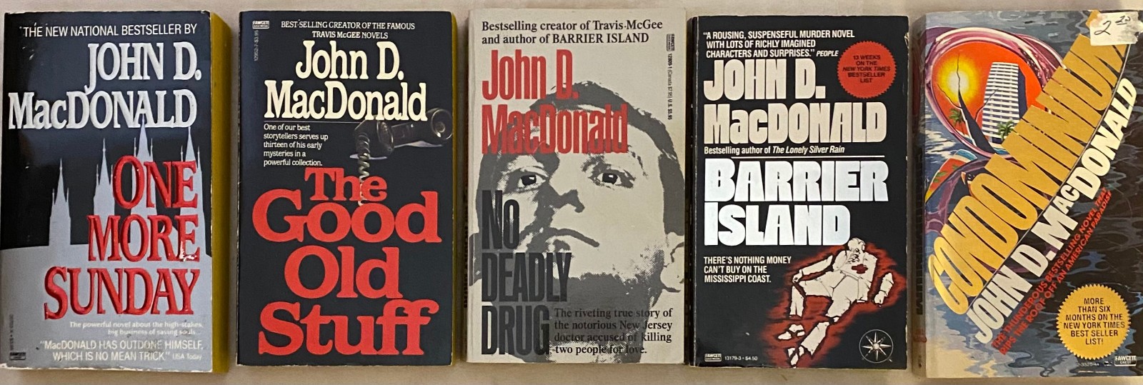 Travis McGee JOHN D MACDONALD CHOOSE AS MANY VG 70s PB Get Flat $4.99 Shipping#4