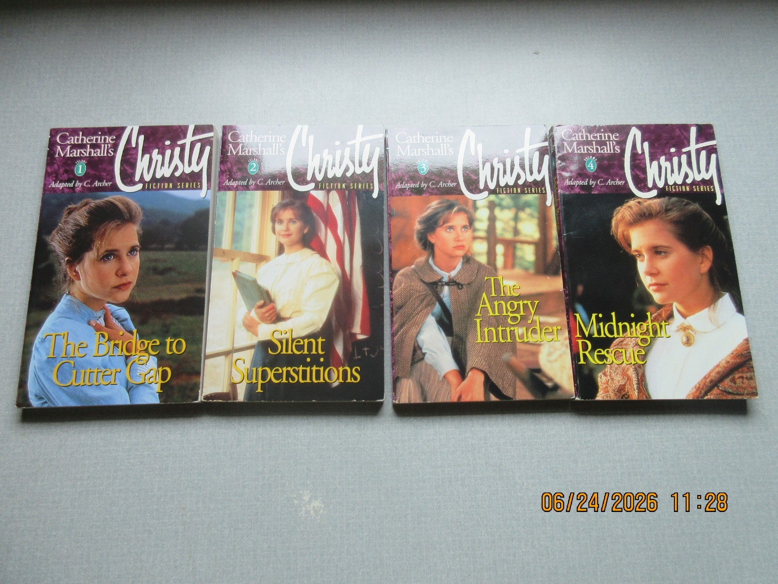 Christy Fiction Series Lot of 4 Paperback Books by Catherine Marshall–1-4