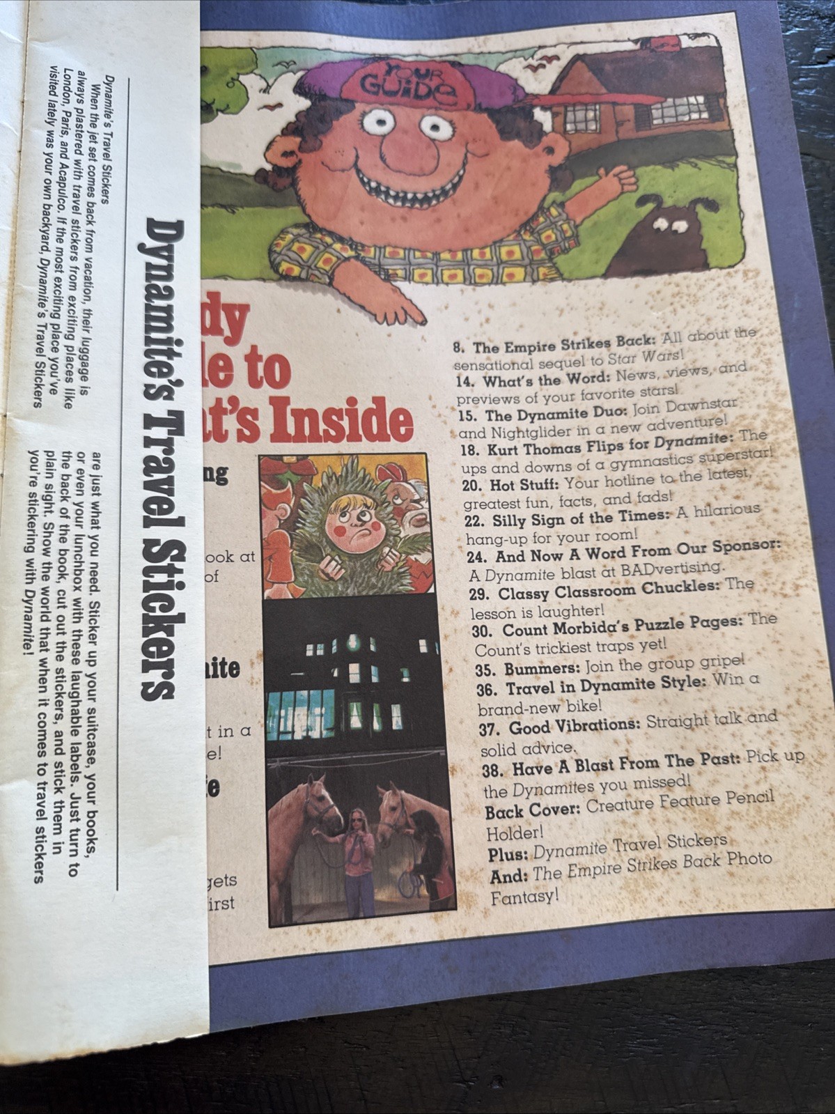 Vintage Dynamite Magazine 1980 Empire Strikes Back