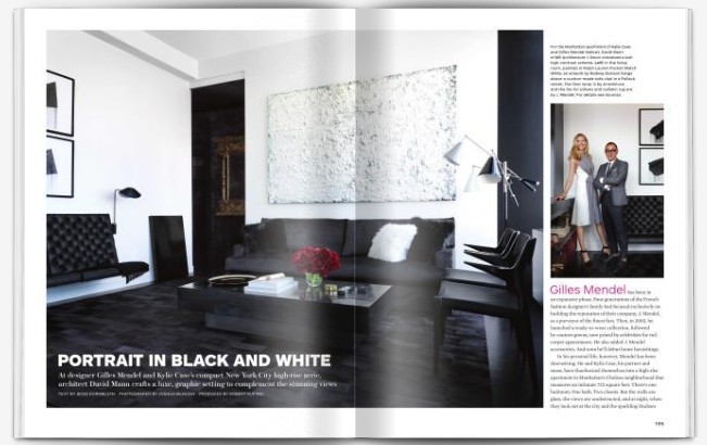 10/2012 ARCHITECTURAL DIGEST Yves Saint Laurent Valentino Garavani Marc Jacobs
