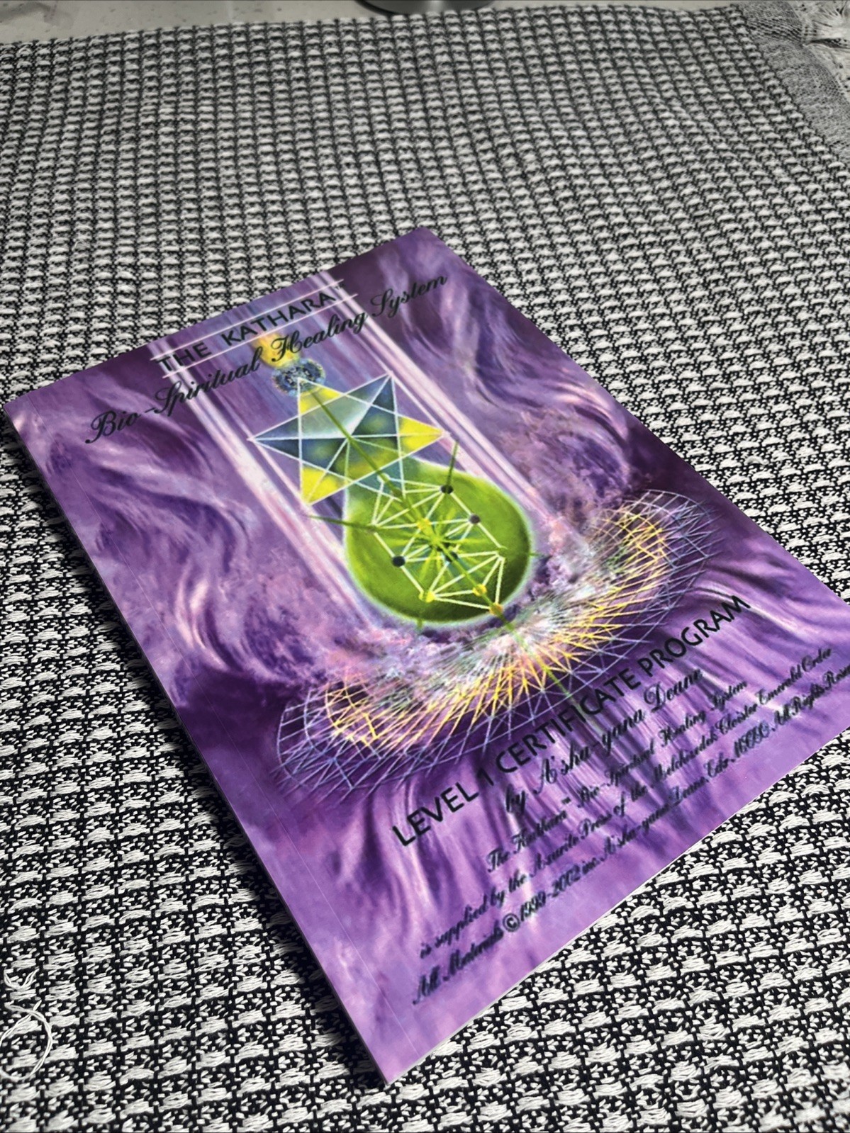 Ashayana Deane,Kathara bio-spiritual healing system, Level 1 Certificate Reprint
