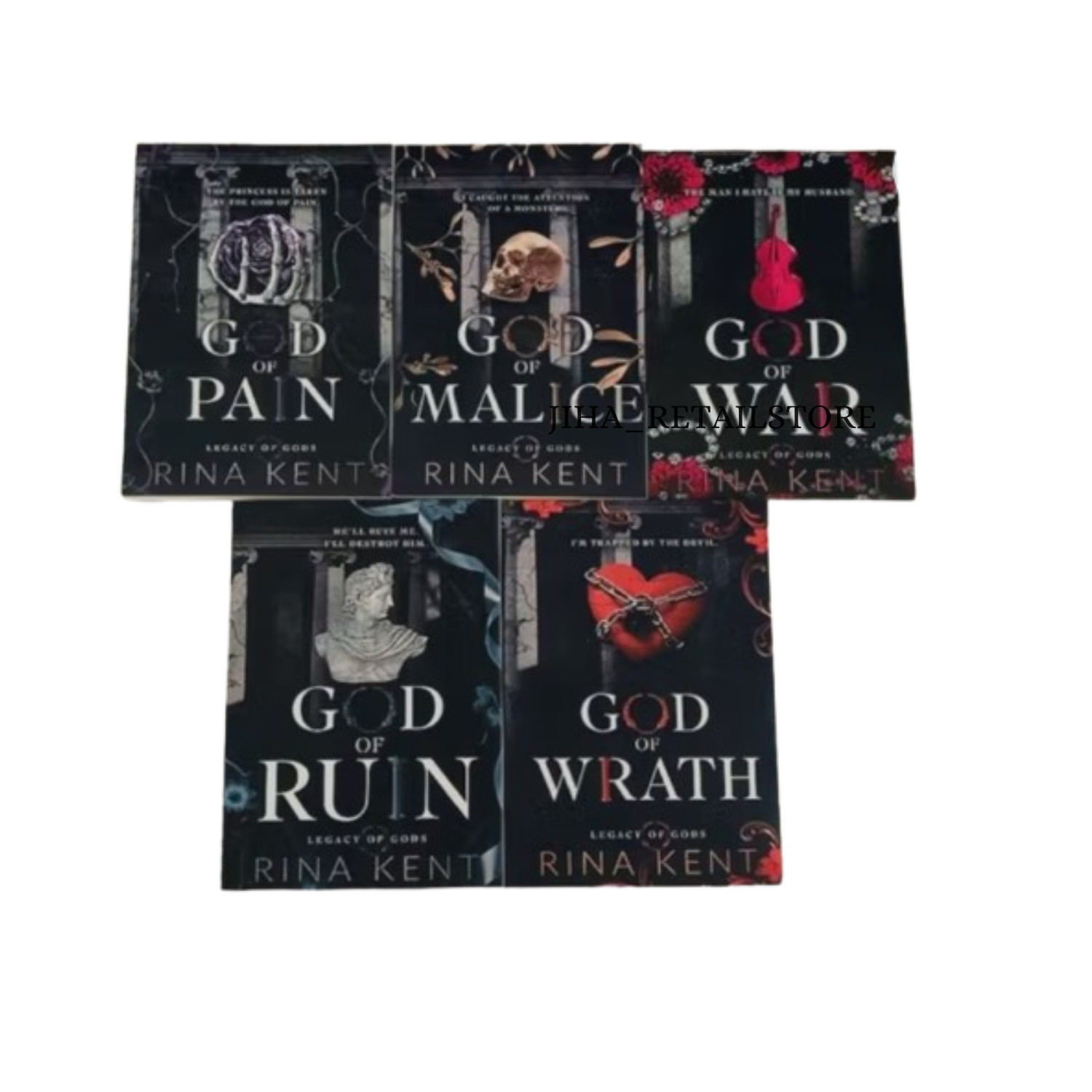 Legacy of Gods Series Complete 6 Book Set by Rina Kent