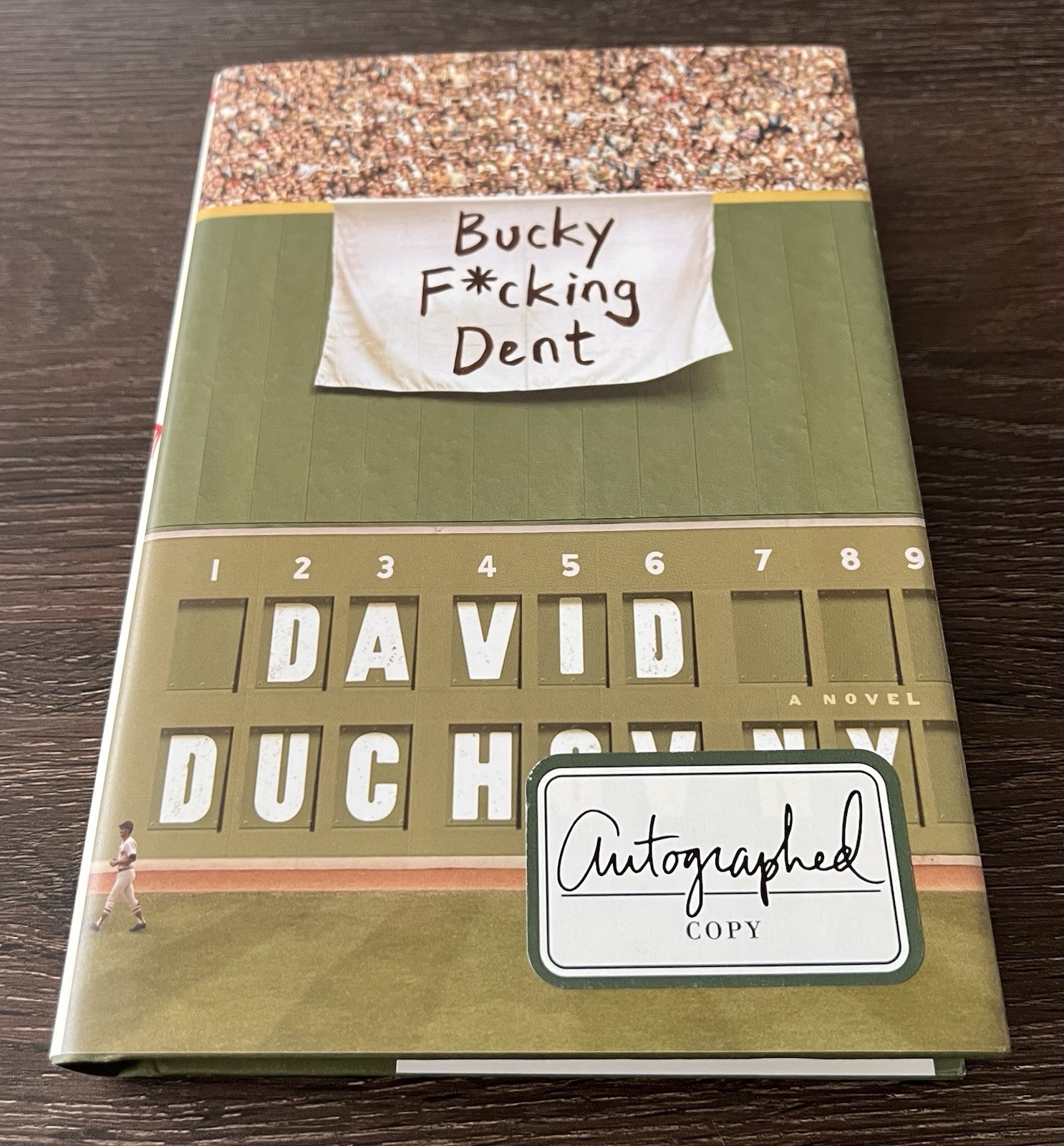 SIGNED David Duchovny Bucky F*cking Dent 2016 1st/1st As-New ~Red Sox