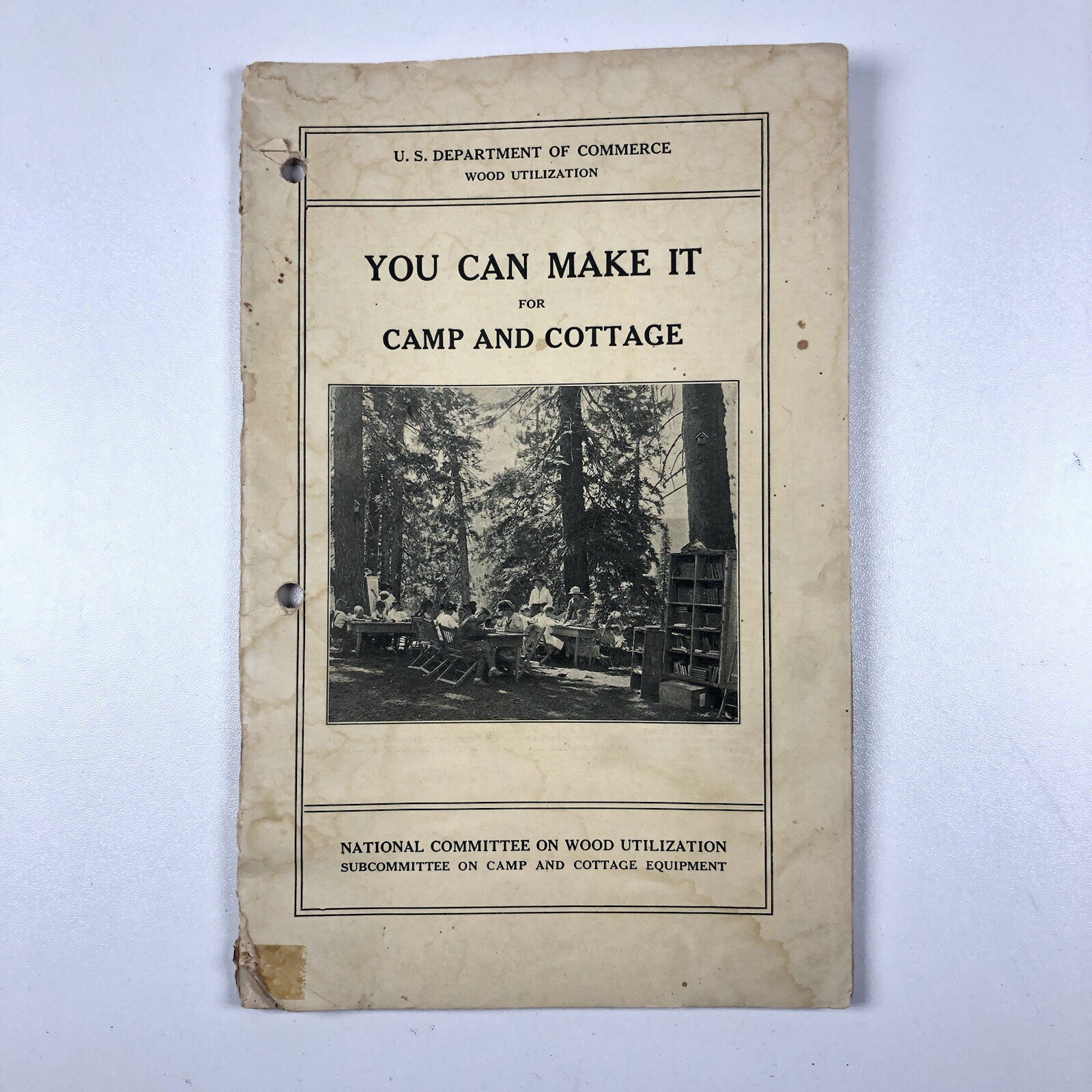 VTG 1930 You Can Make It For Camp And Cottage Department Of Commerce Pamphlet