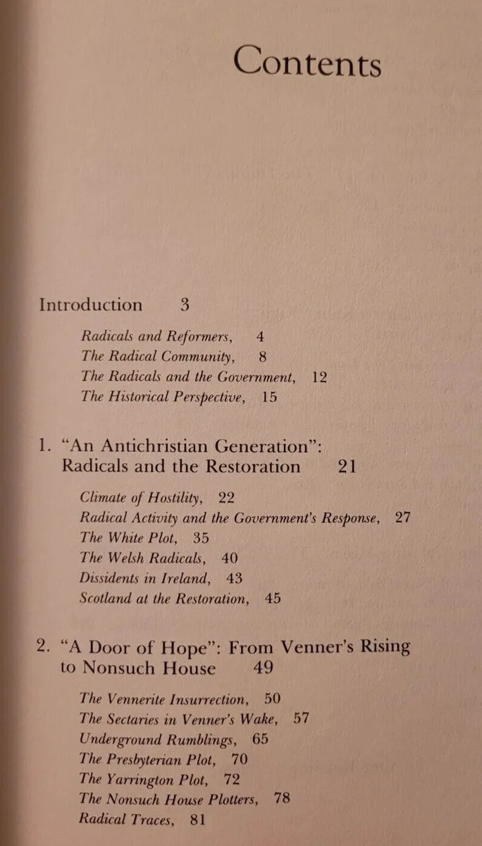 Deliver Us from Evil The Radical Underground in Britain 1660-1663 by Greaves
