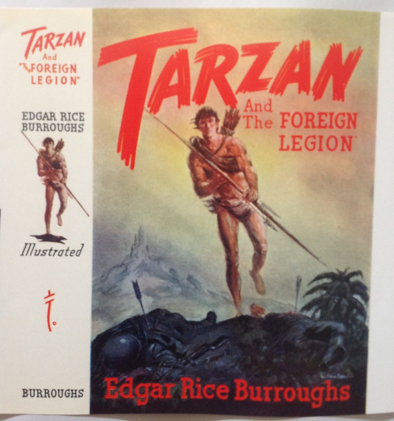 Tarzan and the Foreign Legion 1947 1st Edition dust jacket UNUSED F-FV