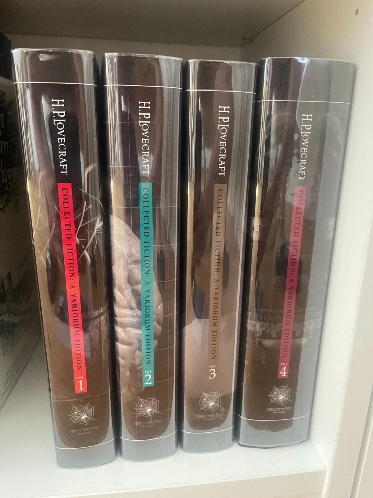 H.P. Lovecraft Collected Fiction, A Variorum Edition 4 Volumes HC Hippocampus