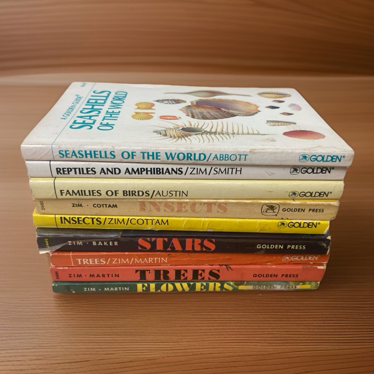 Lot Of 9 1950s-1980s Golden Nature Guides