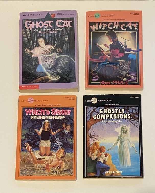 Vintage YA Teen Kids Horror Spooky Scary Paperback Books Mixed Lot Of 4 ’80s
