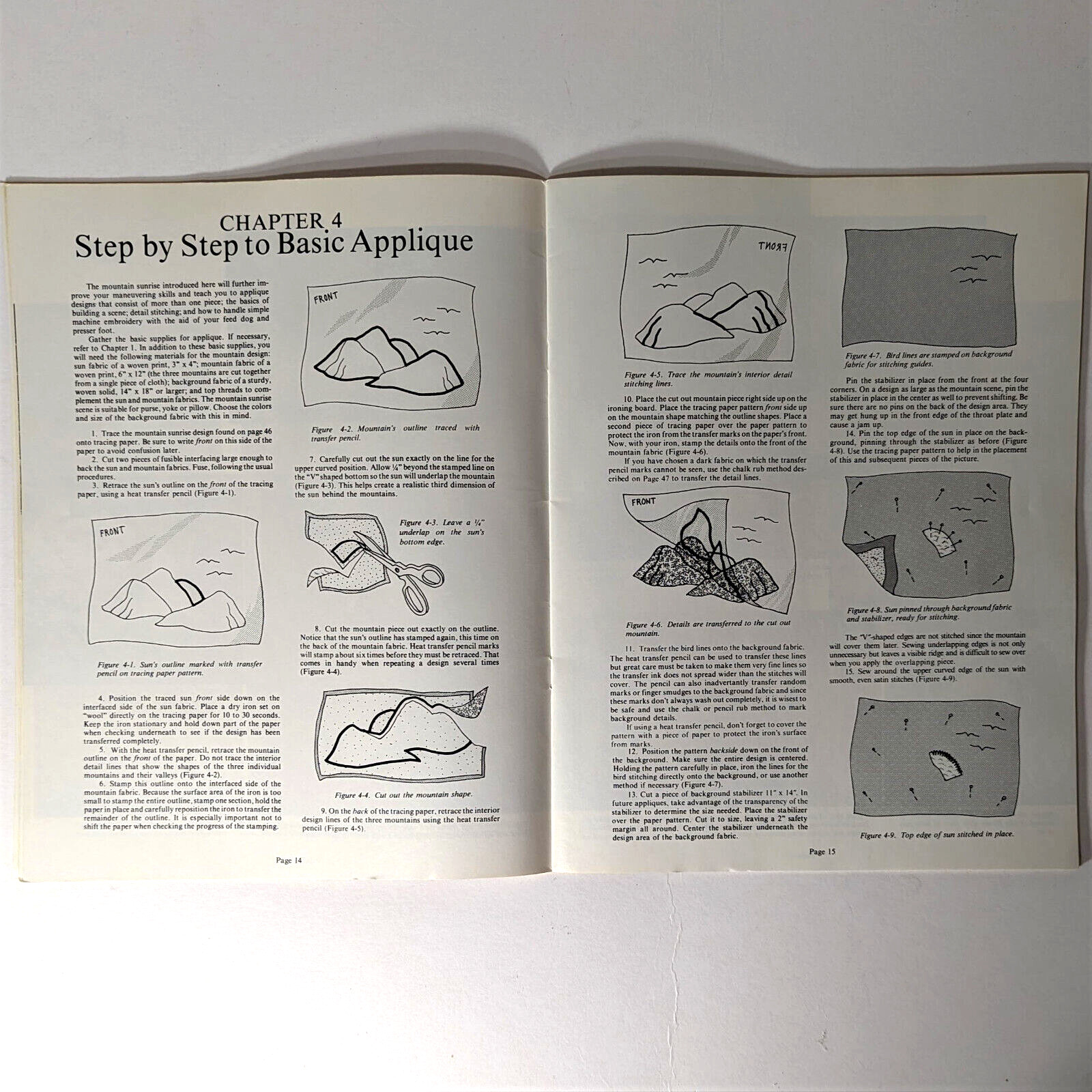 SG Reeder ed. SUCCESSFUL MACHINE APPLIQUE Barbara Lee 1978 PP VG Vtg Handbook