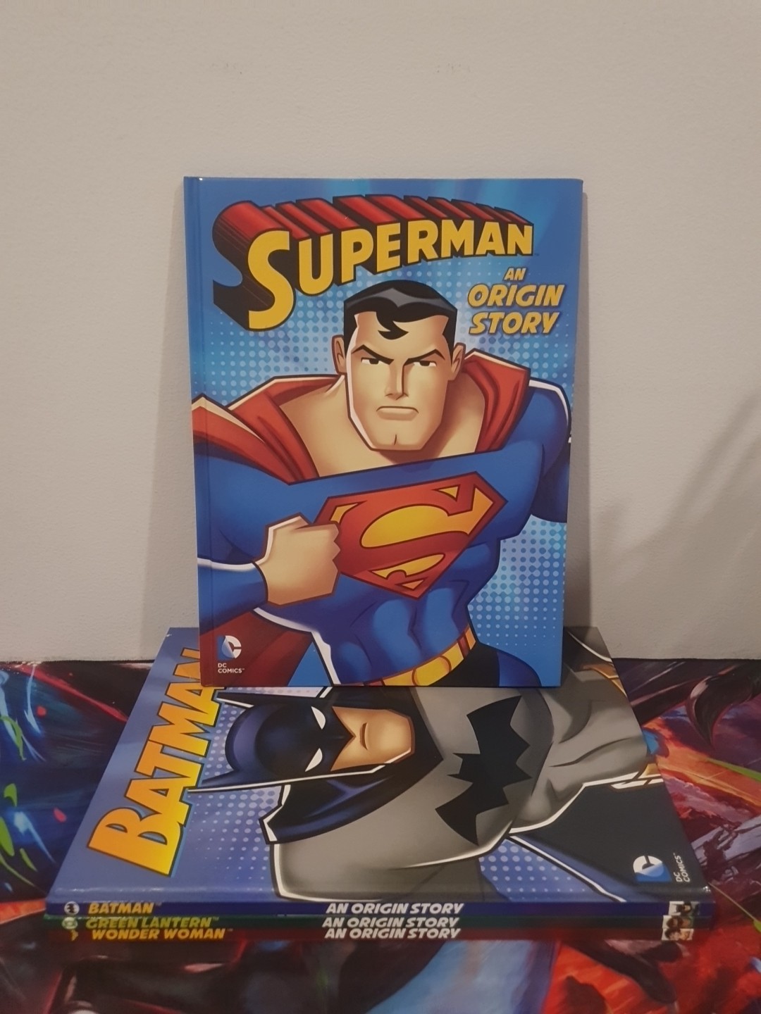 DC Comics Super Hero Collection: 4 Origin Stories Hardcover Set