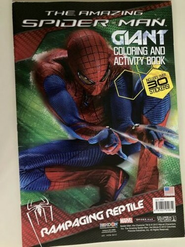 The Amazing Spider-Man Giant Coloring and Activity Book – 15.5 in. x 10.5 in.