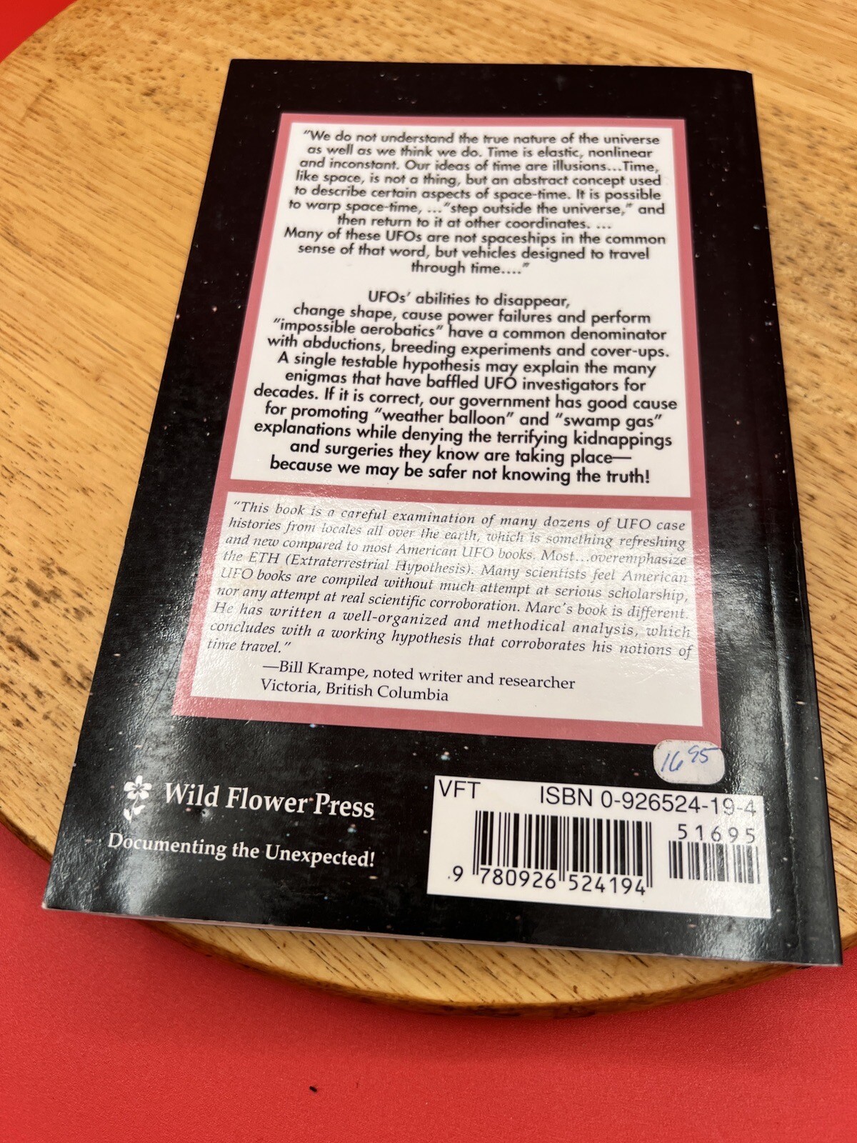 Visitors From Time UFO Secret Book Sci-Fi Paranormal Alien Theory PB