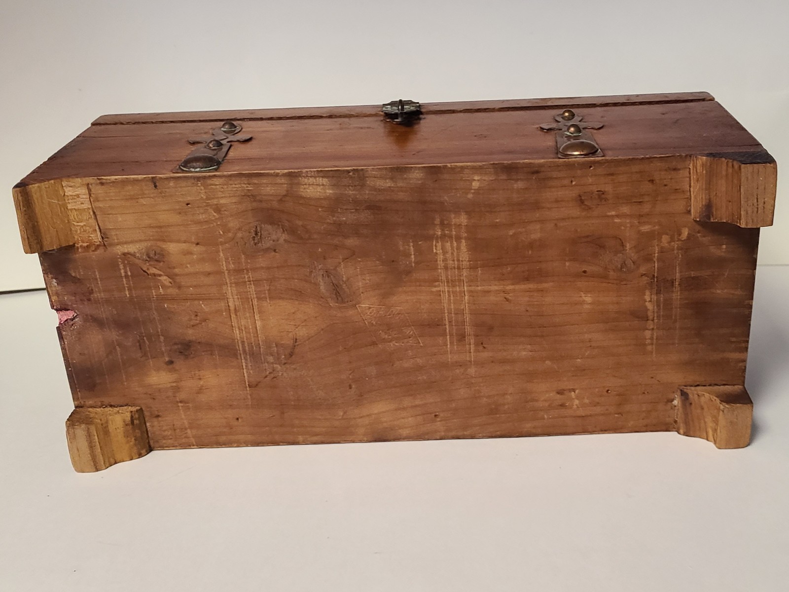 Rare Little Leather Library Complete 30 HOLY BIBLE Original Cedar Box A8