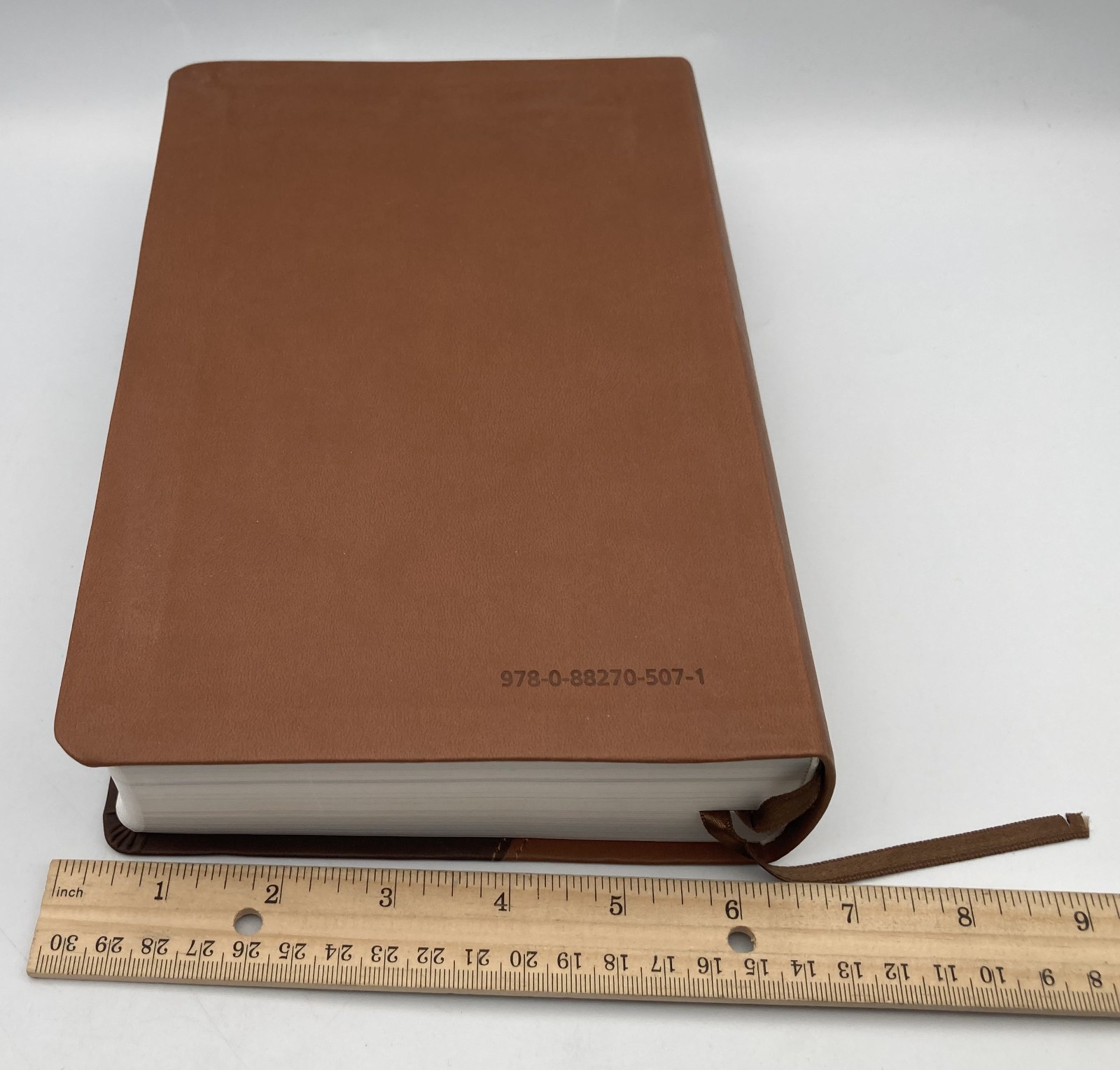 The Evidence Study Bible Ray Comfort Bridge Logos Brown Faux Leather HC NKJV