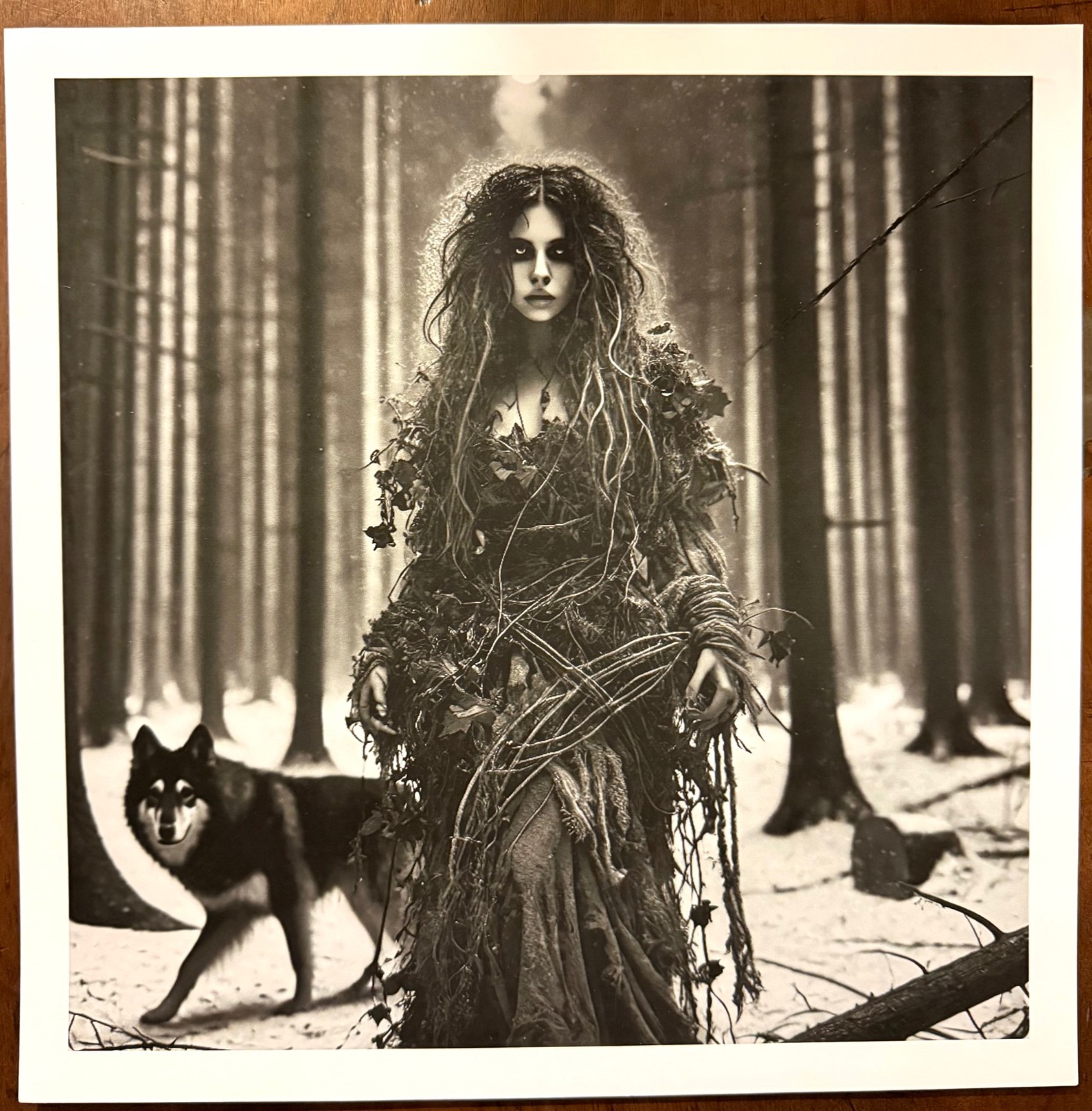 ‘WOLF GIRL’ (2024) – SIZE 30cm x 30cm, 230gsm Matt Print – Original
