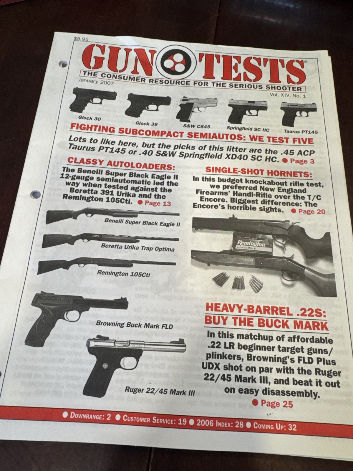2007 Gun Tests The Consumer Resource For Serious Shooter- Volumes 1-12