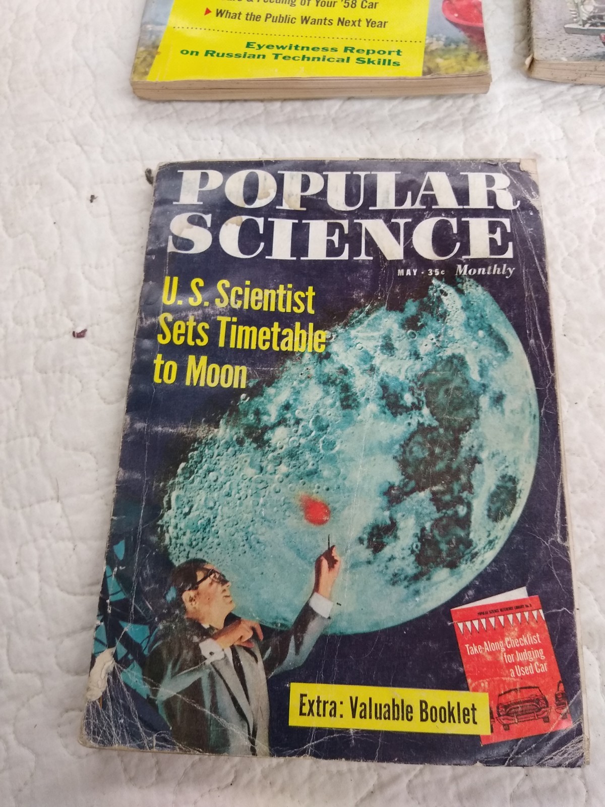 Popular Science Magazine Lot of 7 1958 Jan Feb March April May Aug Sep