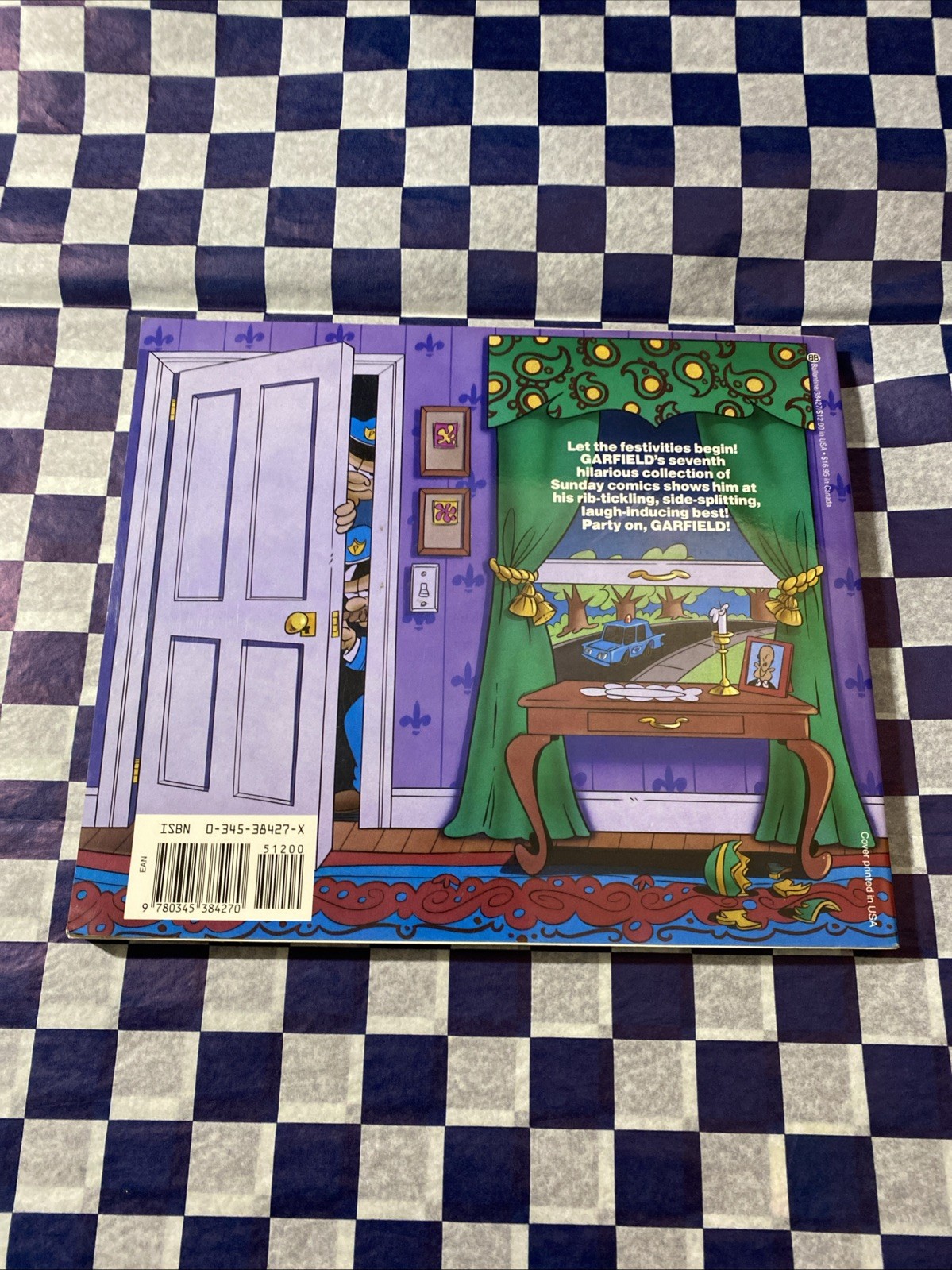The 7th Garfield Treasury by Jim Davis 1993 Trade Paperback 8.5×10 Inches