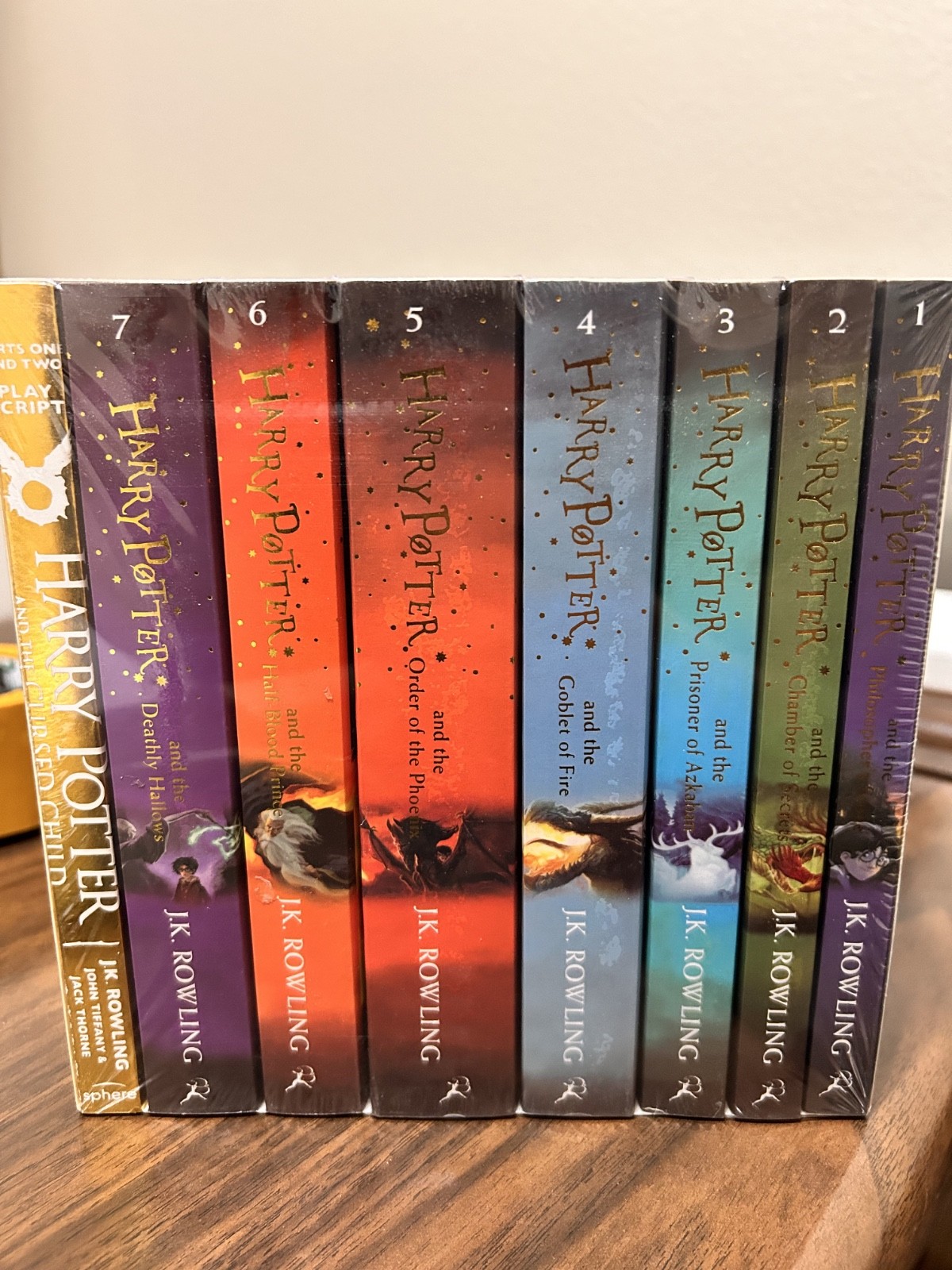 Harry Potter Paperback Book Series 1 – 7 PLUS HP AND THE CURSED CHILD