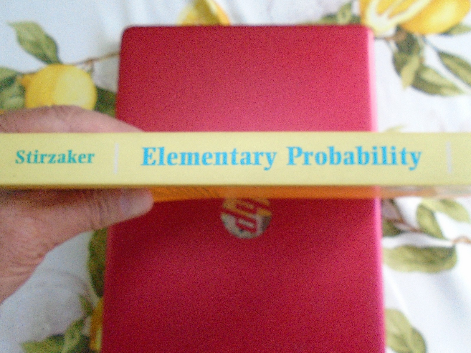 Elementary Probability by David Stirzaker, 1994 First Edition, 406 Pages