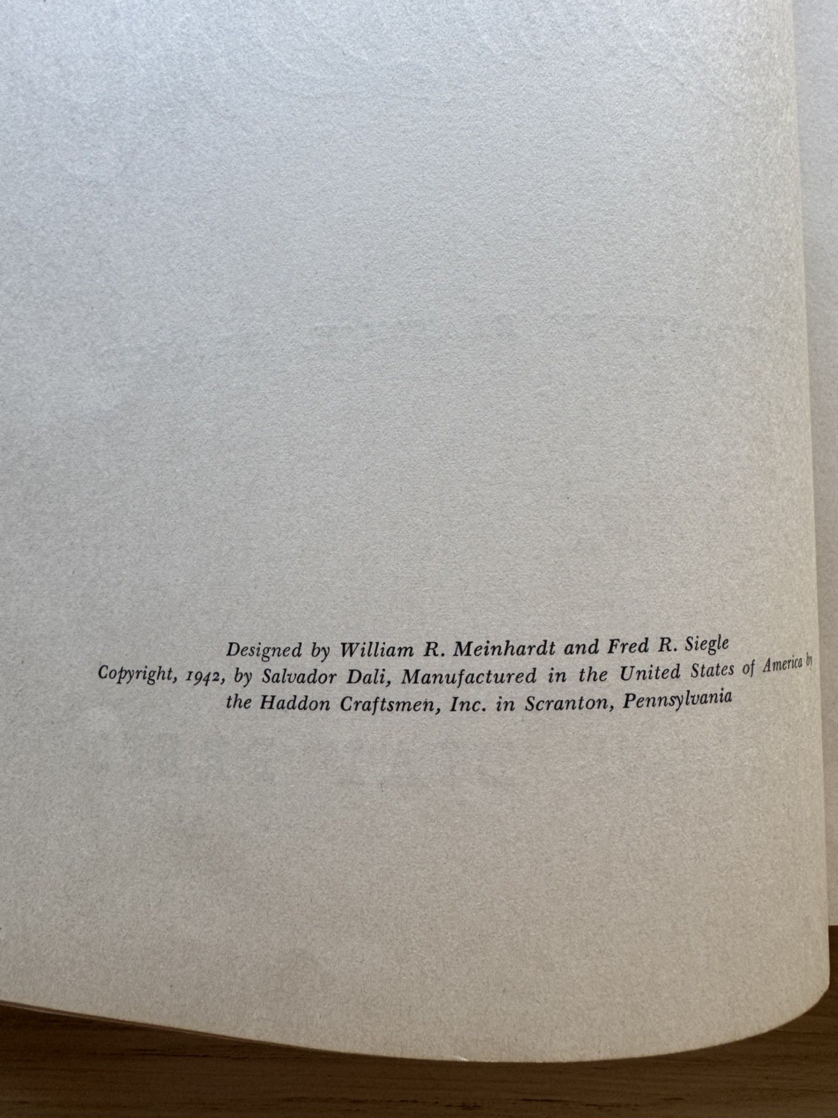 Salvador Dalí: The Secret Life of Salvador Dalí (1942) 1st Ed. – No Dust Jacket