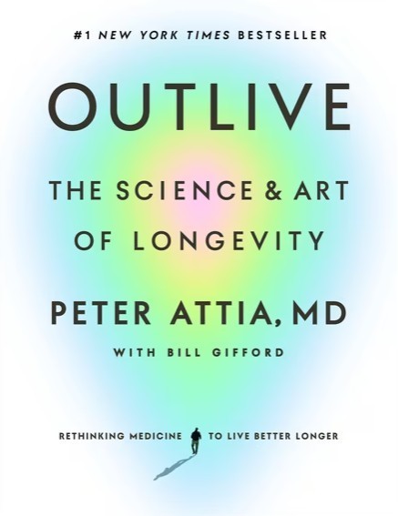 Outlive : The Science and Art of Longevity by Peter Attia 2023 Hardcover Health