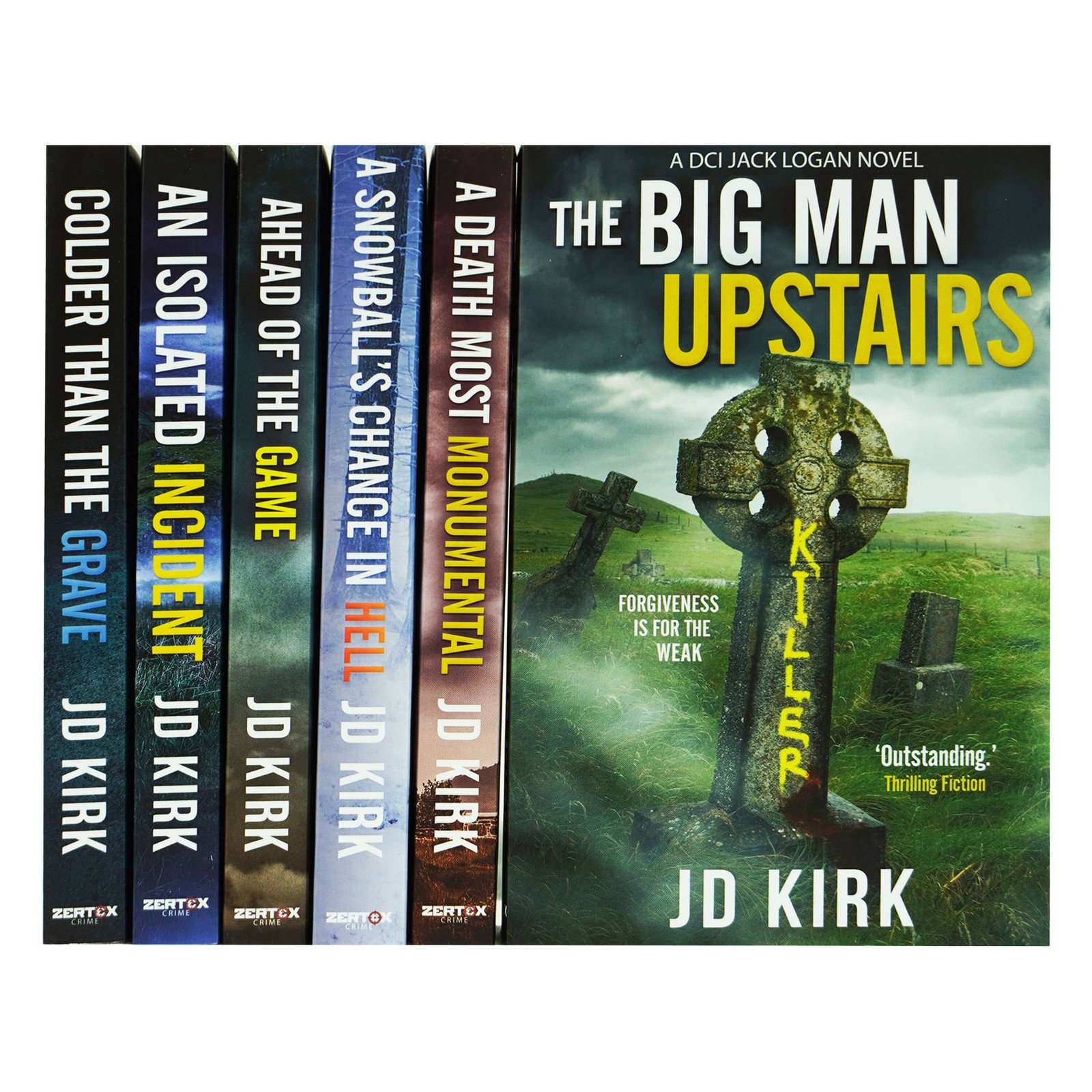 DCI Logan Crime Thrillers Series by JD Kirk 6 Books (Book 7-12) – PB