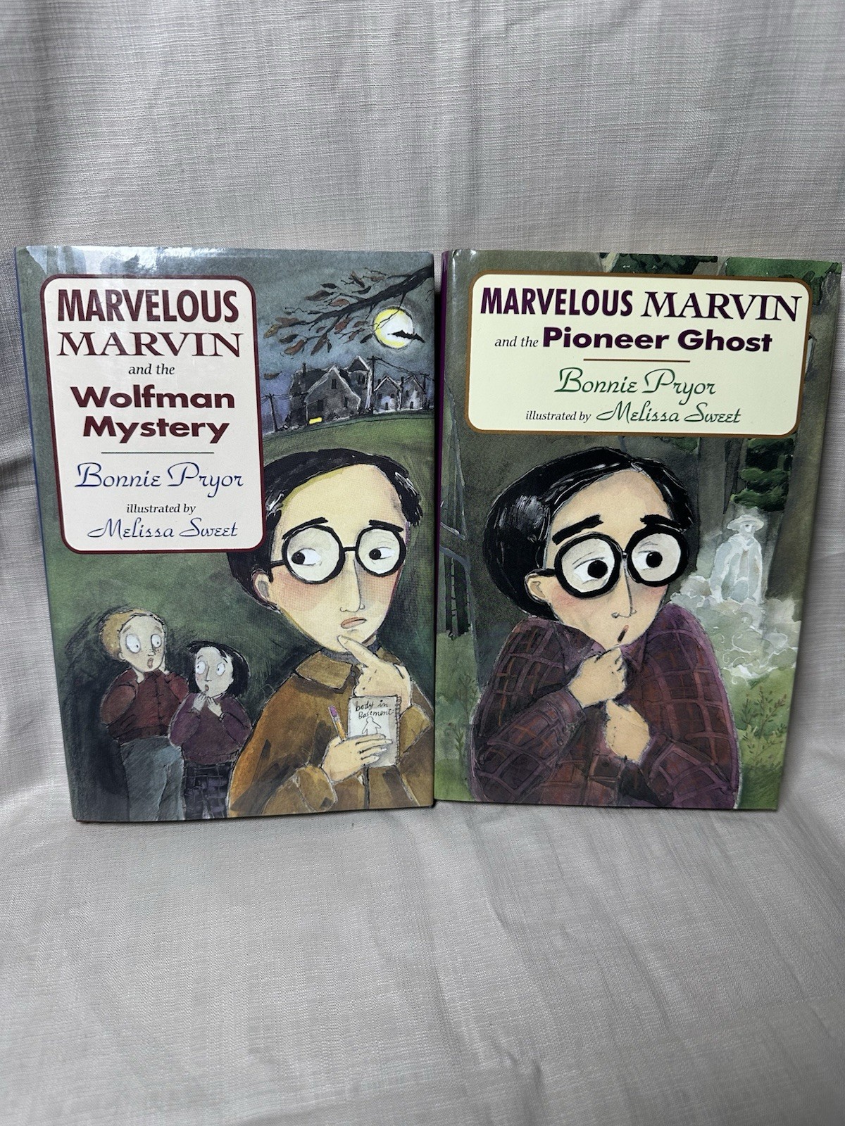 Marvelous Marvin Lot 2 HC 1st Printings 1994 1995 Bonnie Pryor Melissa Sweet