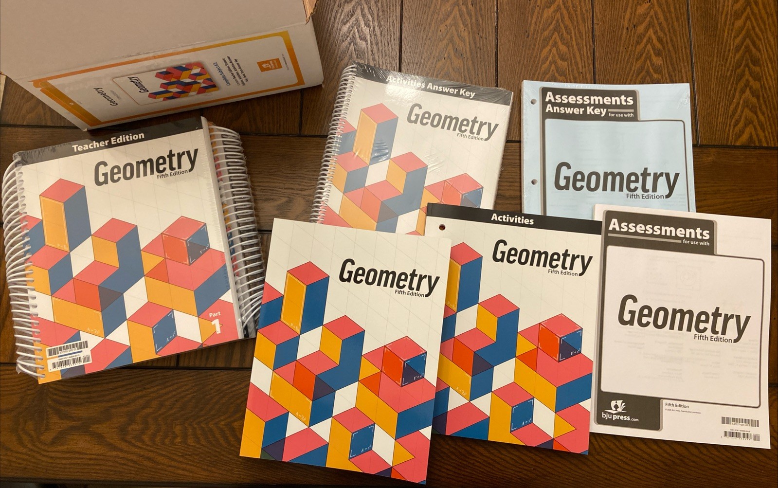 NEW BJU Press 10th grade GEOMETRY Complete Subject Kit 5th ed Box Set Math 10