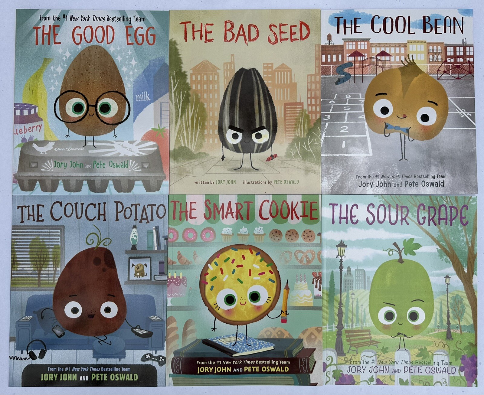 Good Egg-Bad Seed-Cool Bean-Couch Potato-Smart Cookie-Sour Grape Paperback Set 6