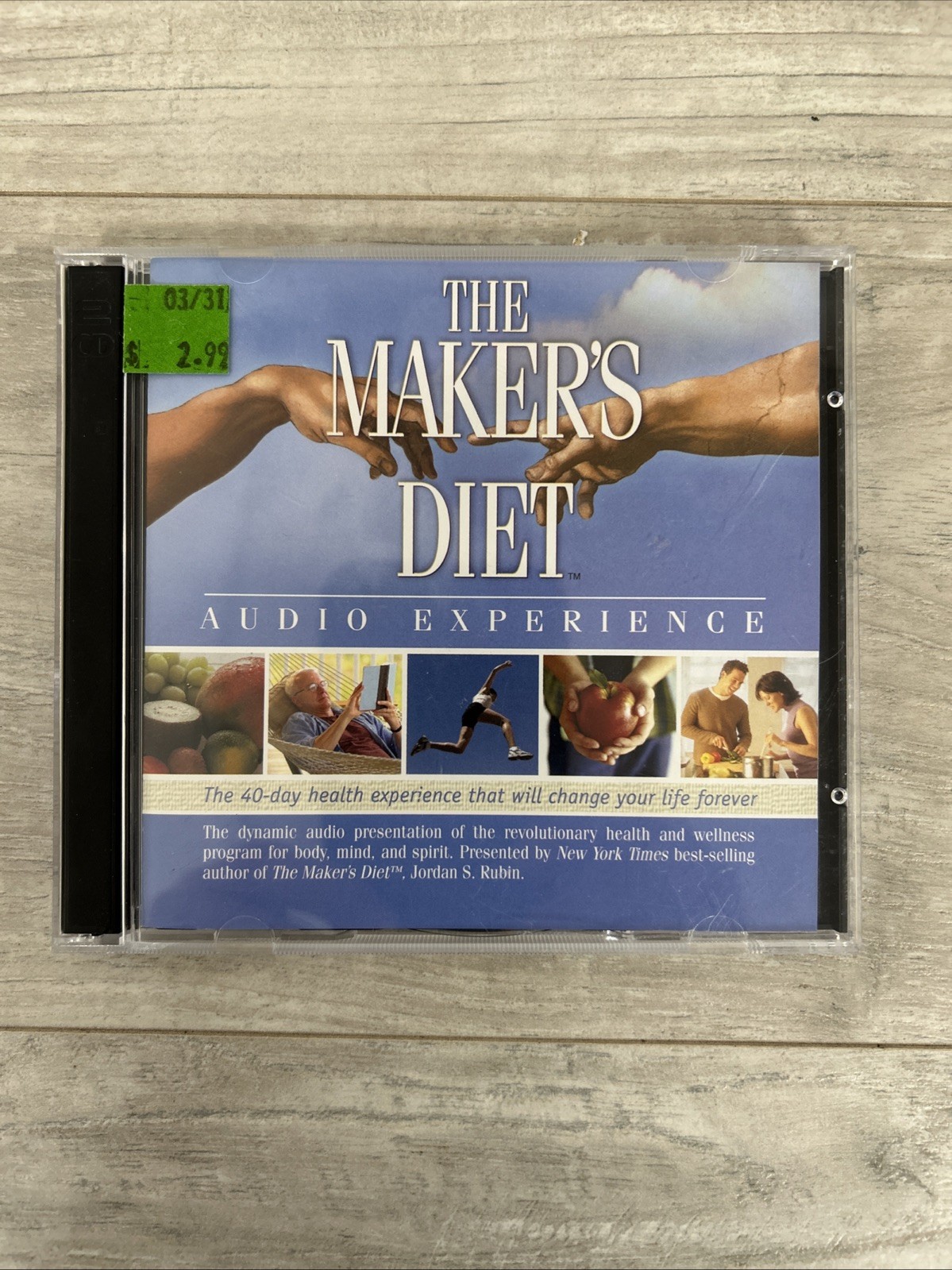 JORDAN S. RUBIN Maker’s Diet AUDIOBOOK 2004 2-Disc CD SET CD#12