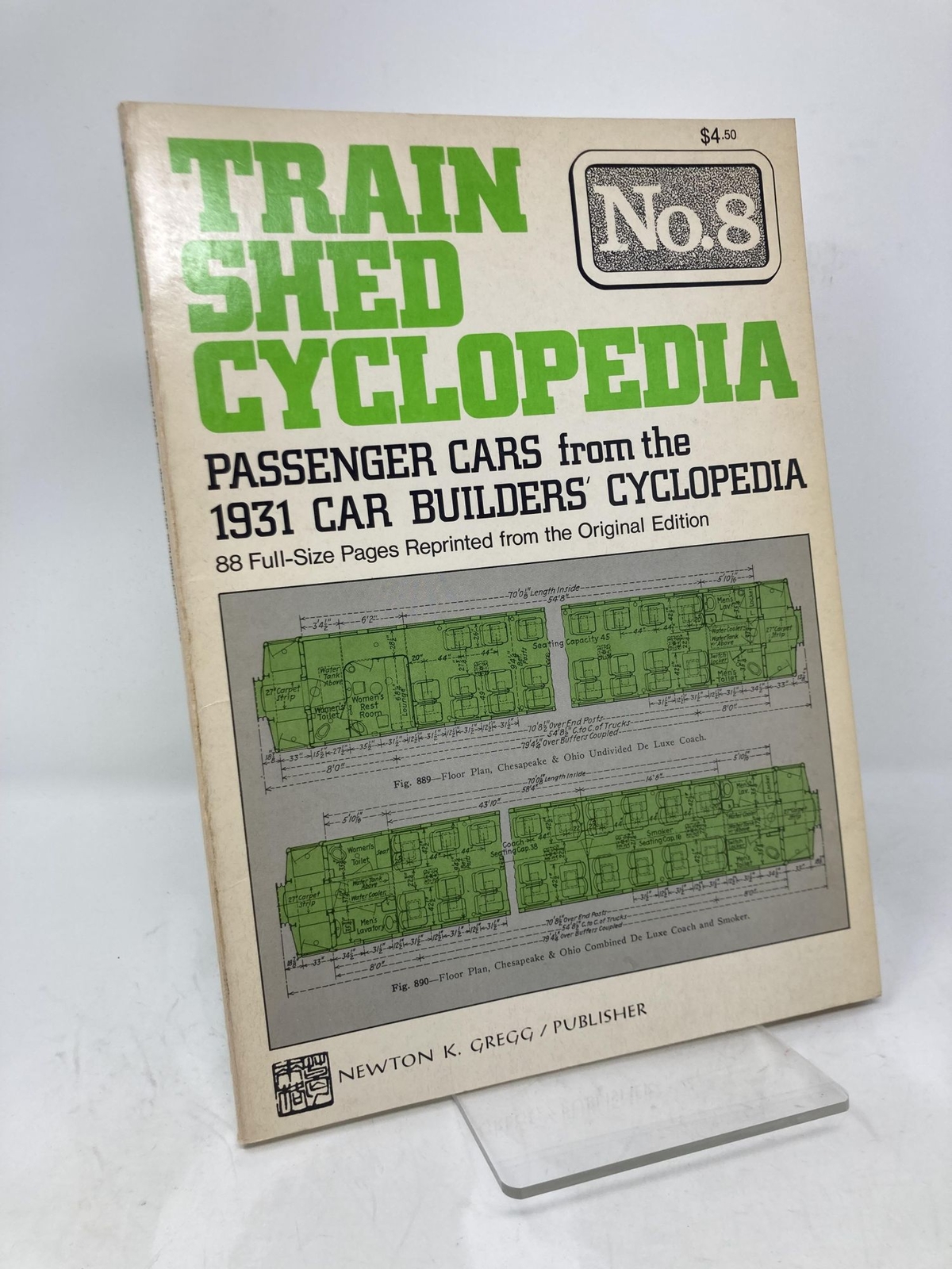 Train Shed Cyclopedia No 8 by Roy V Wright First 1st Edition VG PB