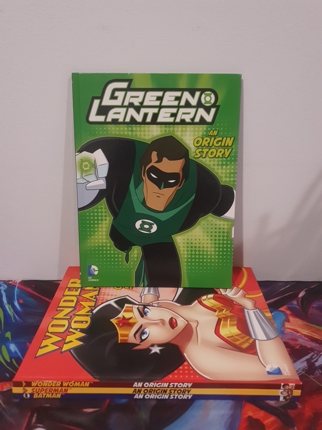 DC Comics Super Hero Collection: 4 Origin Stories Hardcover Set