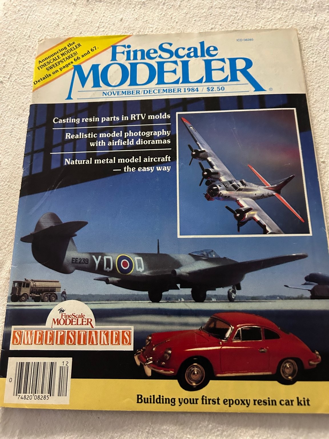 FineScale Modeler Magazine Nov/Dec 1984 Issue Resin Models Airfield Dioramas