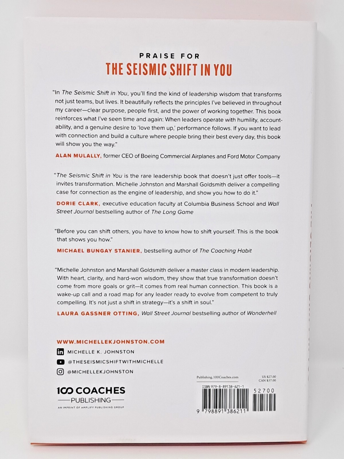 The Seismic Shift in You by Johnston & Goldsmith (2025, Hardcover)