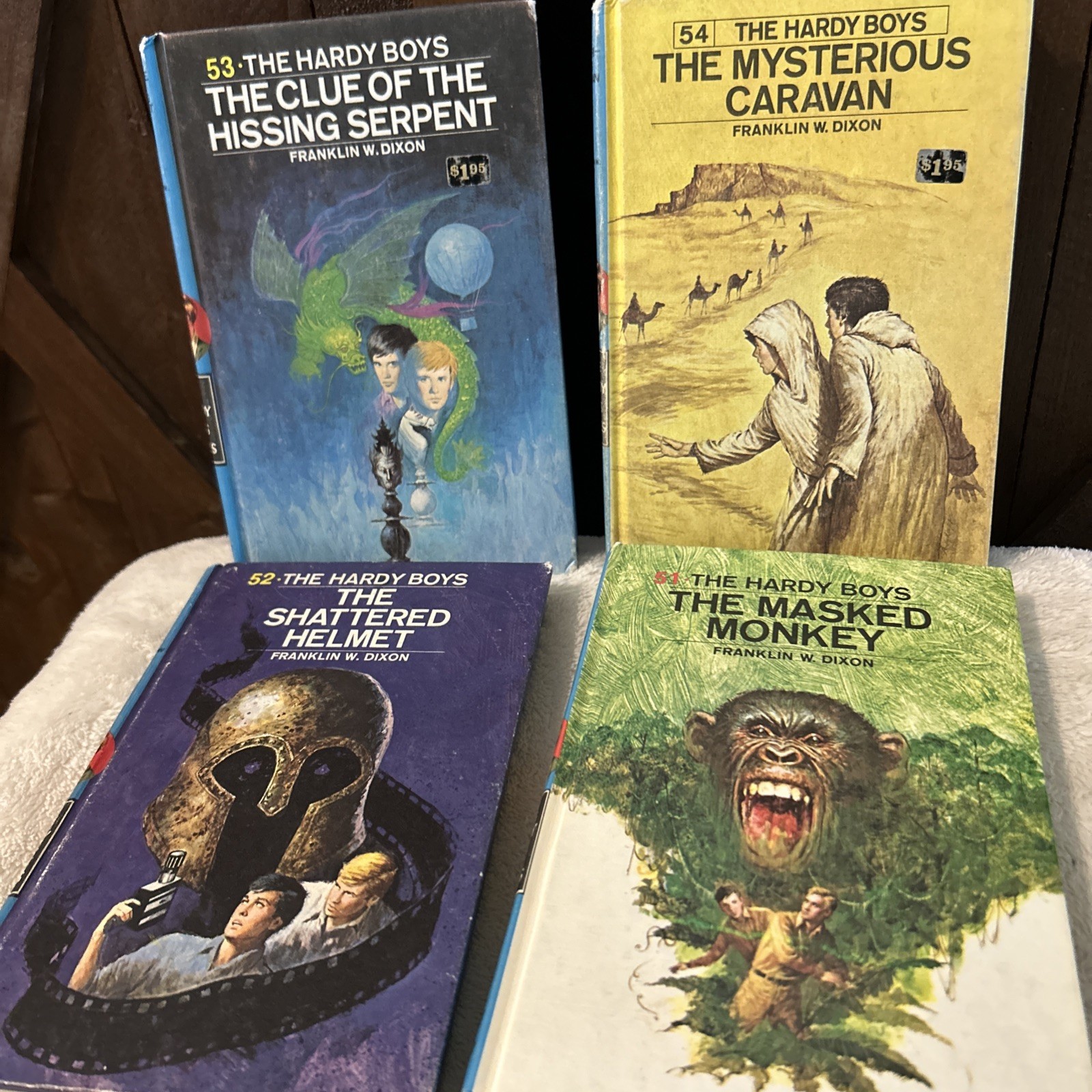 Lot x4 Hardy Boys Early Edition Matte HC Books # 51-54 Franklin W Dixon Hardback