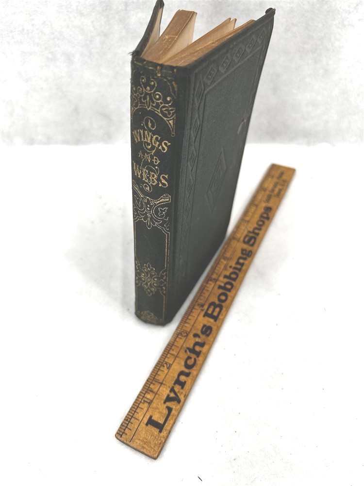 antique book Wings and Webs “The Summer-House Series” 1867 Nature original