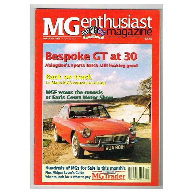 MG Enthusiast Magazine December 1995 mbox1440 Bespoke GT at 30