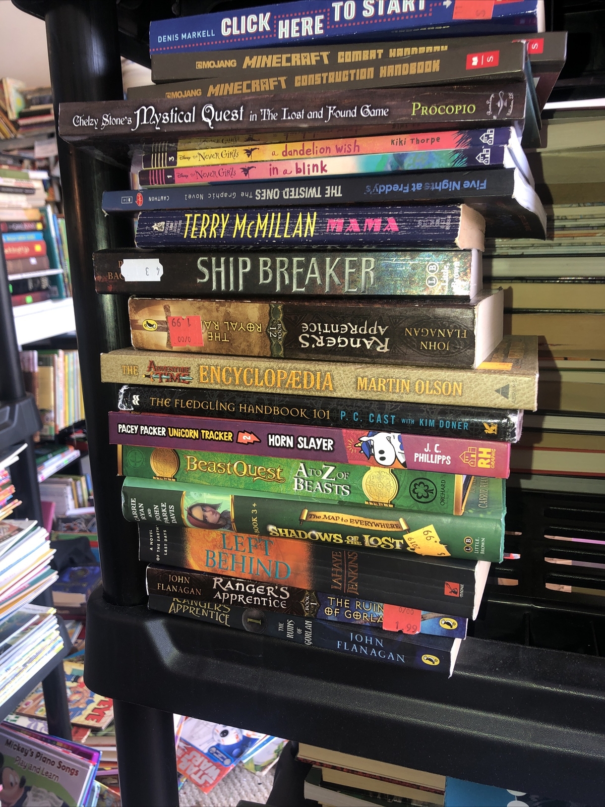 Middle School Children’s Book Lot Of 50 Assorted Ages 9 To 12 Very Good