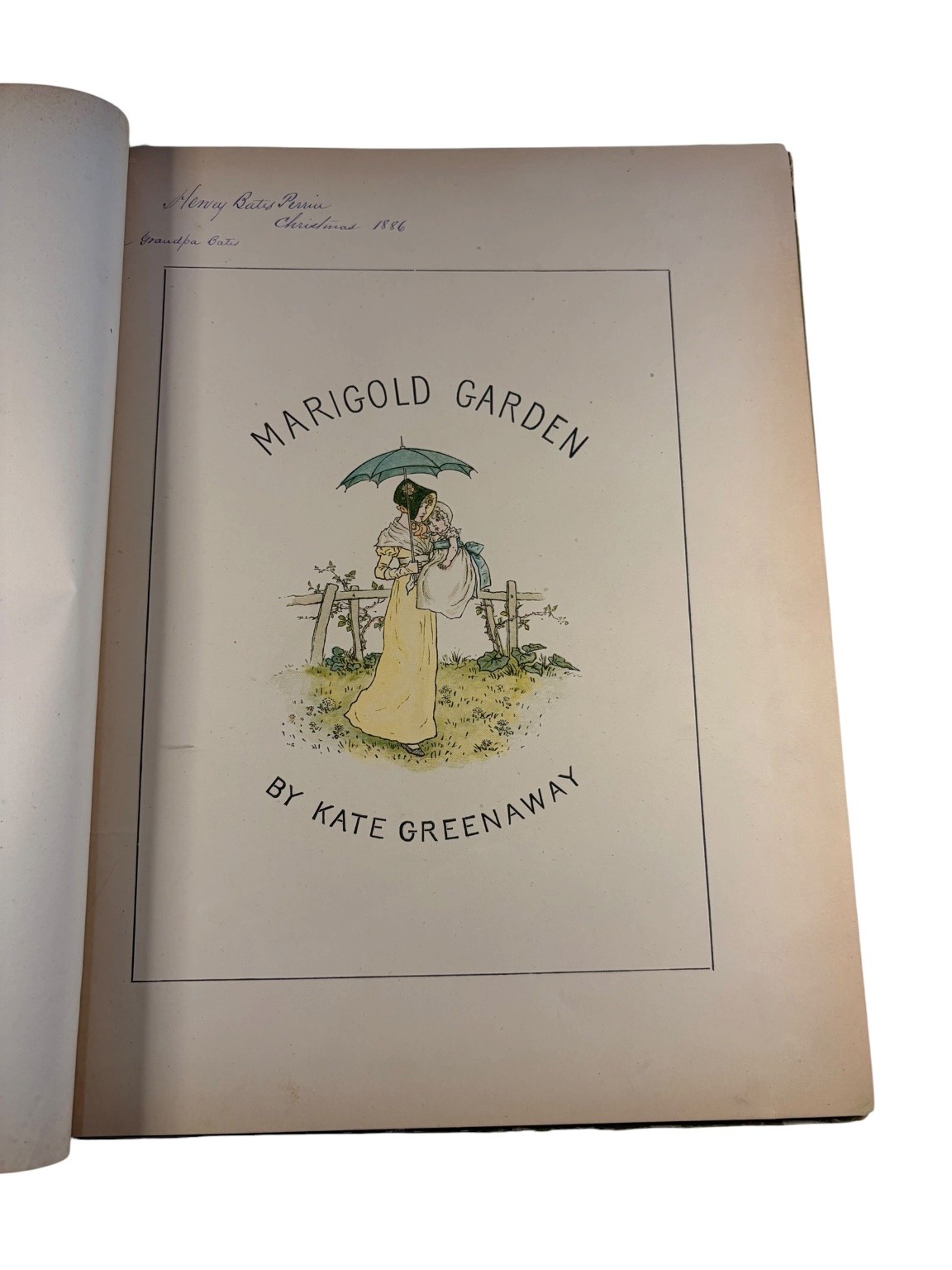 Marigold Garden Kate Greenaway 1886 Early Printing Illustrated Rhymes Routledge