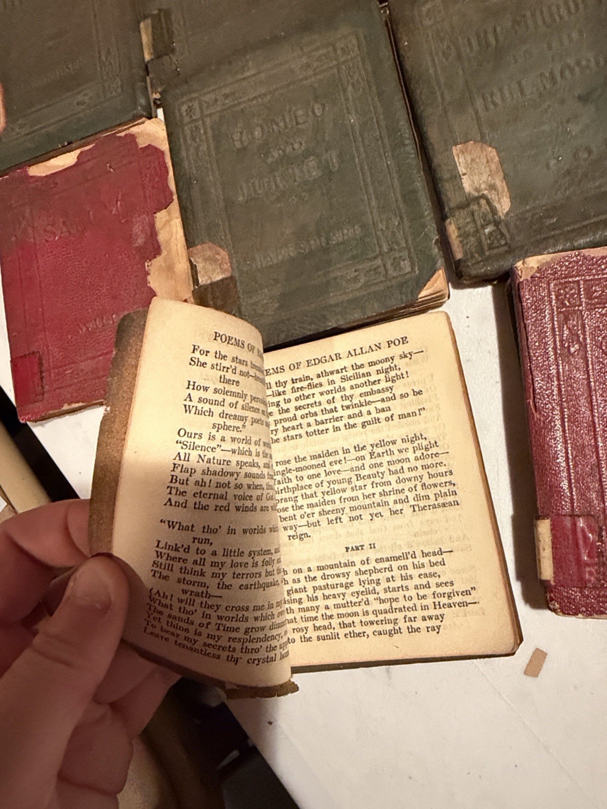 22 Vintage Antique 1920-24 England Little Leather Library Books