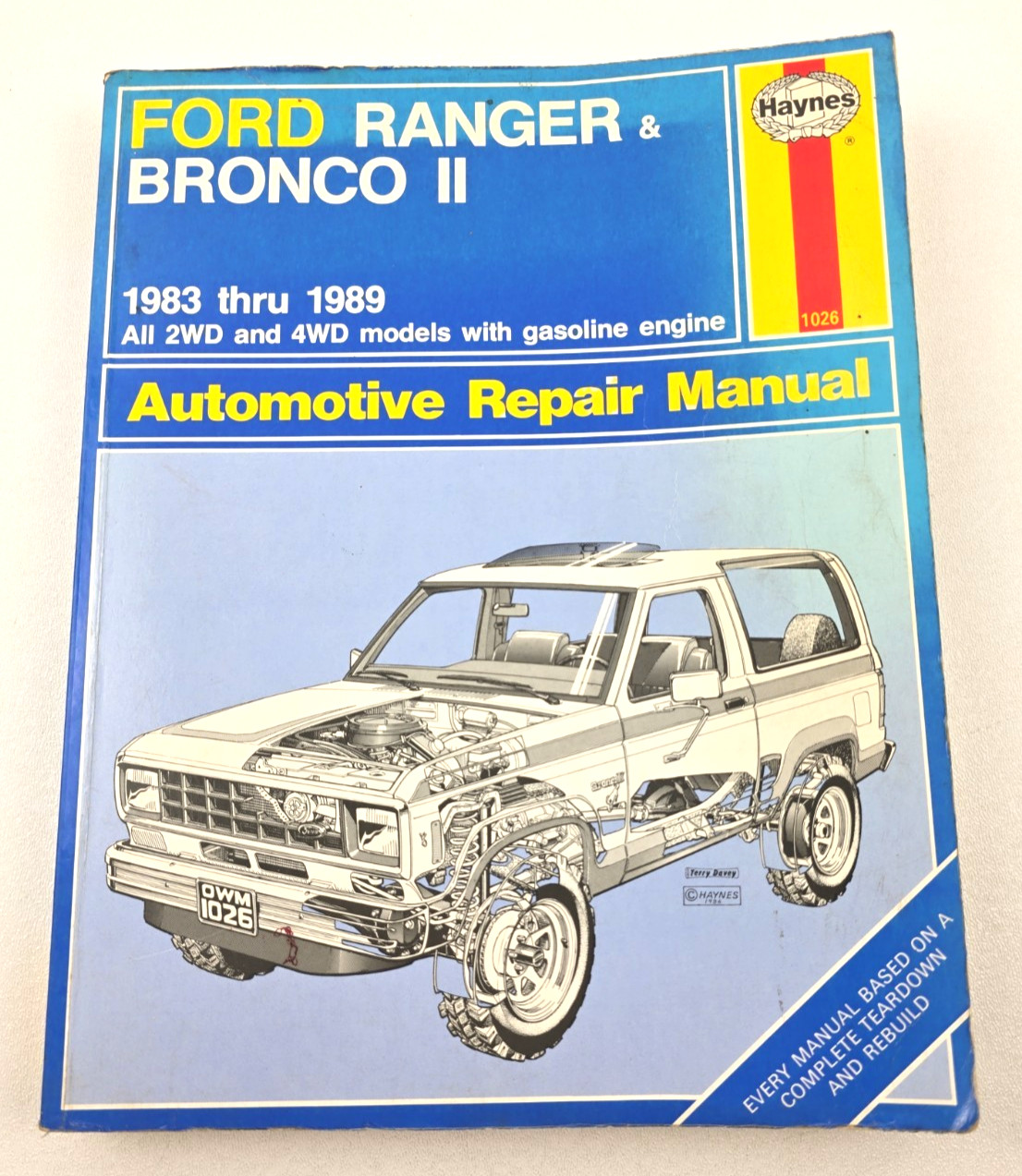 Ford Ranger Truck Bronco II 2 1983-89 Chilton Haynes Auto Repair Manual 1026