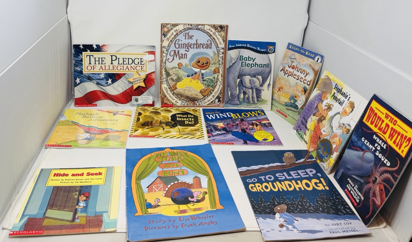 Children’s Scholastic Picture Books Kids Paperback Storybook Storytime Lot of 12